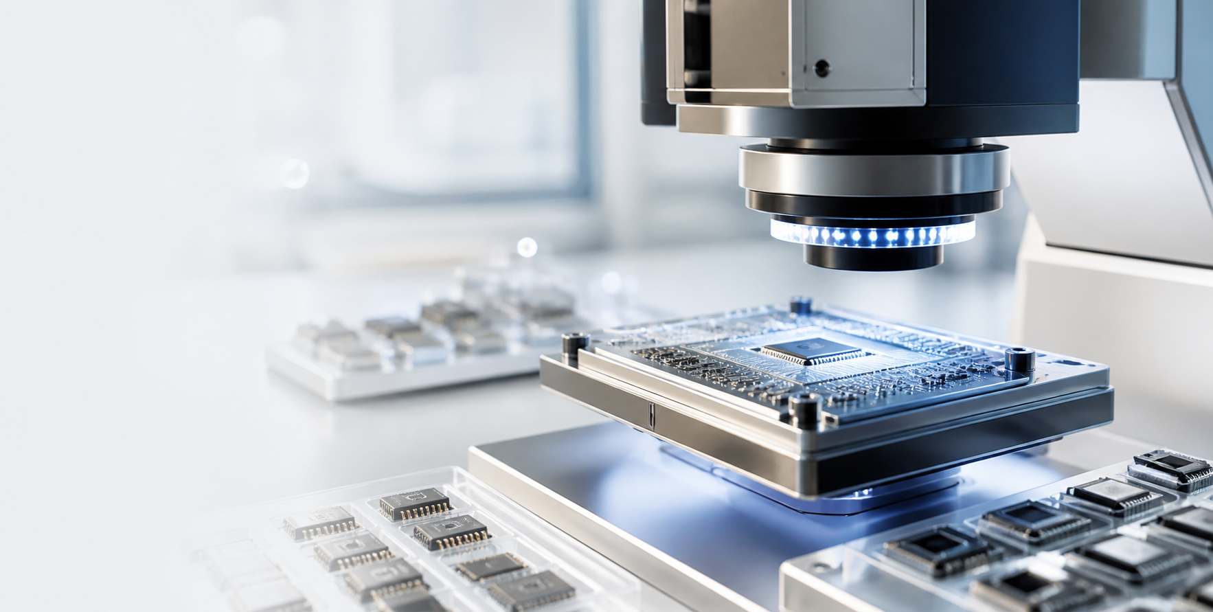 Optical inspection of electronic components